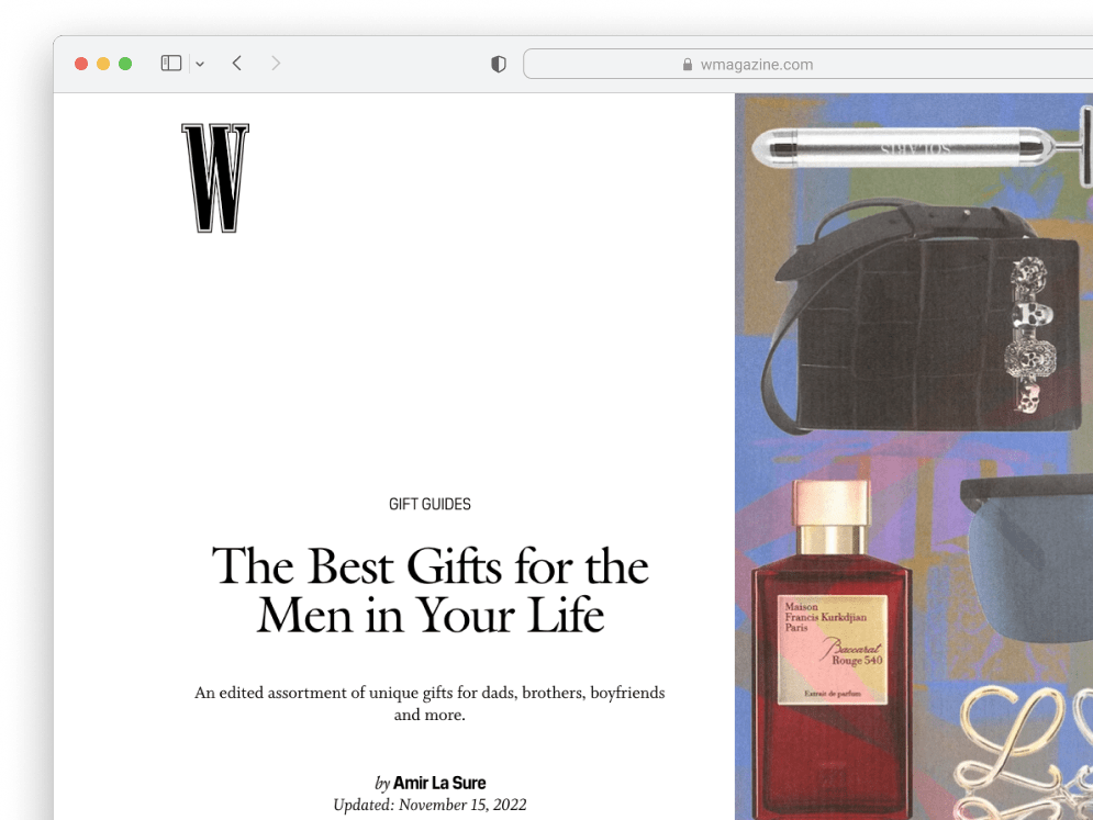 Blind Barber W Magazine November 2022