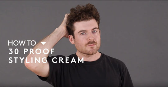 How To Style:  30 Proof Styling Cream by Jeff Laub on Blind Barber