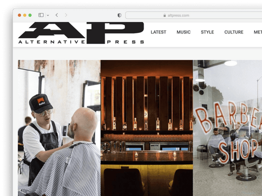 Alternative Press | February 2022 by Herson Rodriguez on Blind Barber
