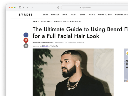 Byrdie | June 2022 by Herson Rodriguez on Blind Barber