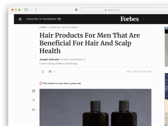 Forbes | March 2022 by Herson Rodriguez on Blind Barber