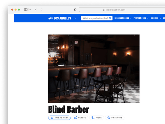 The Infatuation | June 2022 by Herson Rodriguez on Blind Barber