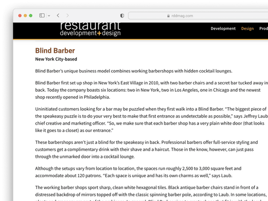 RDD Mag | February 2022 by Herson Rodriguez on Blind Barber