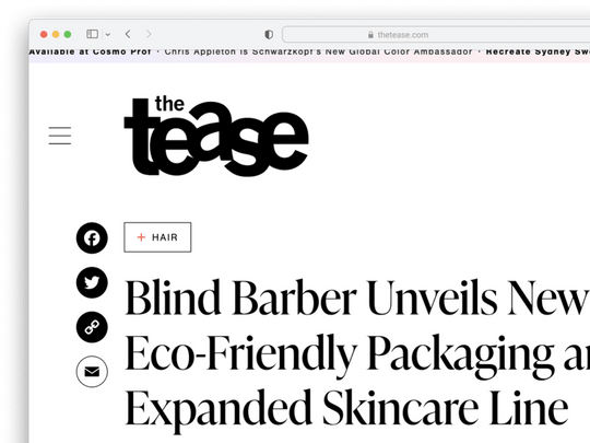 The Tease | February 2022 by Herson Rodriguez on Blind Barber