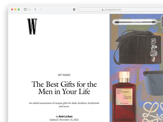 W Magazine | November 2022 by Herson Rodriguez on Blind Barber