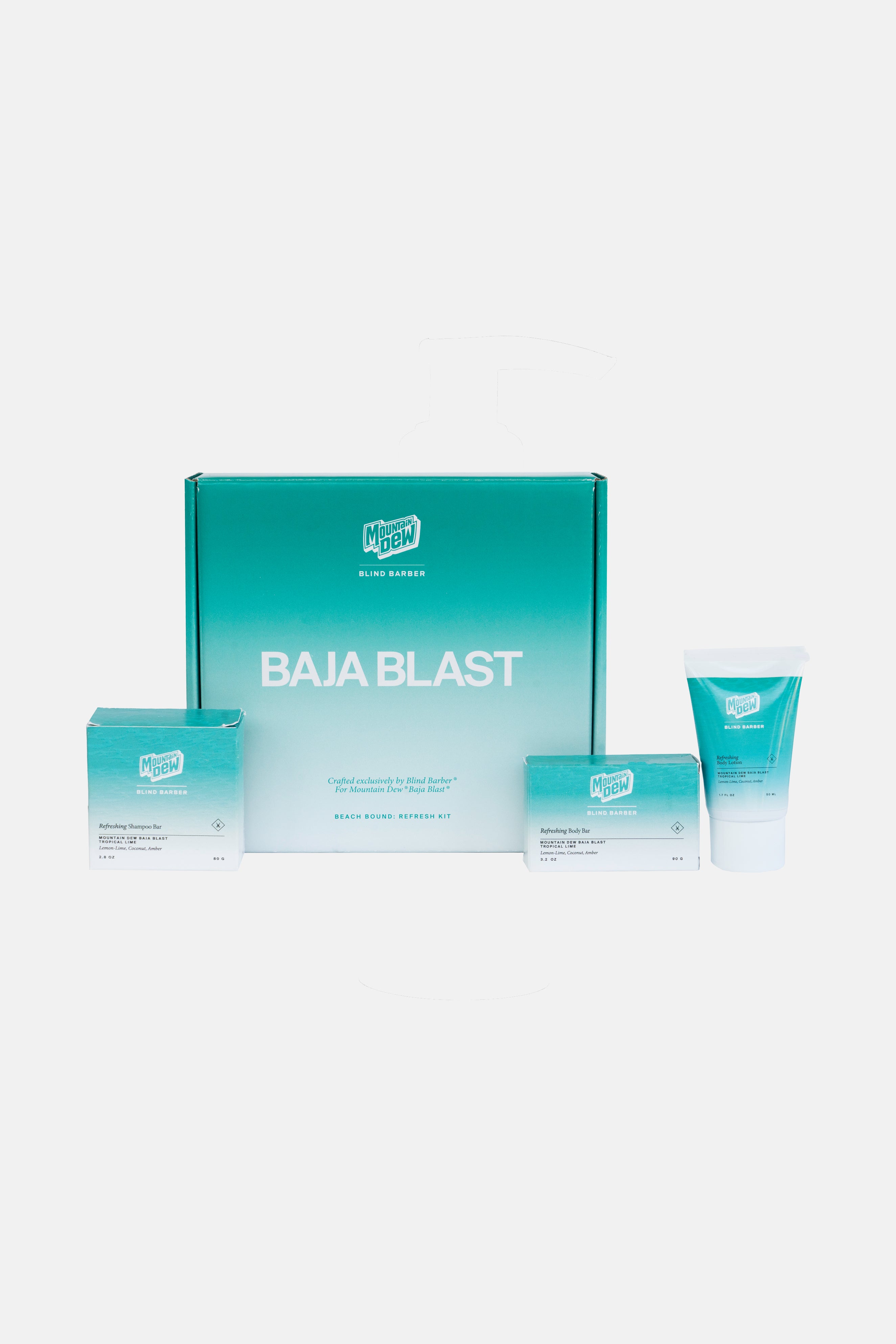 Baja Blast x Blind Barber:  Refreshing Shower Set by Blind Barber