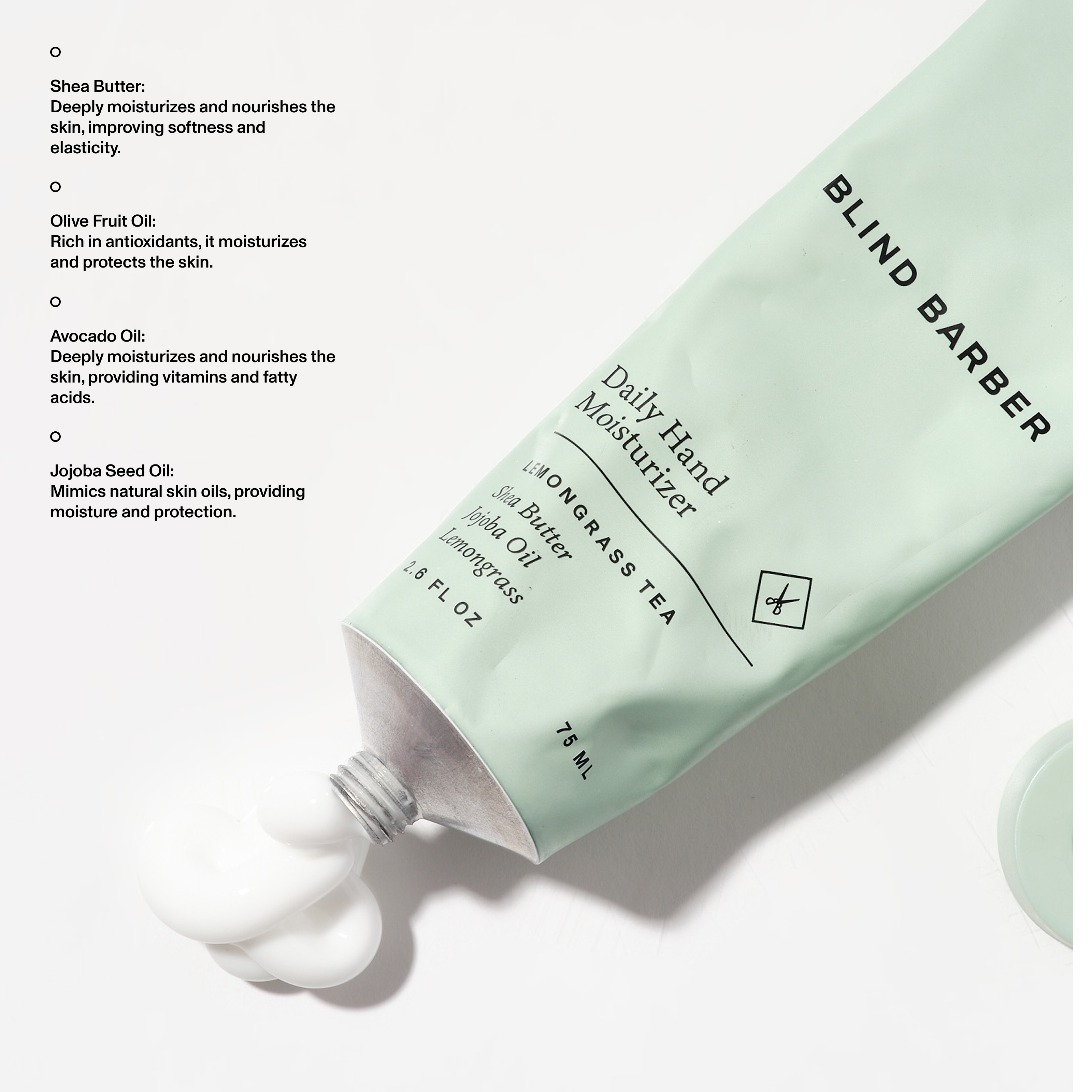 Lemongrass Tea Hand Moisturizer by Blind Barber