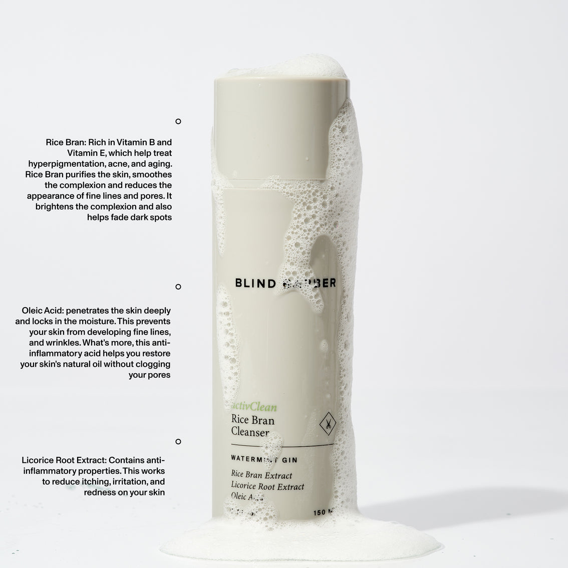 activClean Rice Bran Face Cleanser by Blind Barber