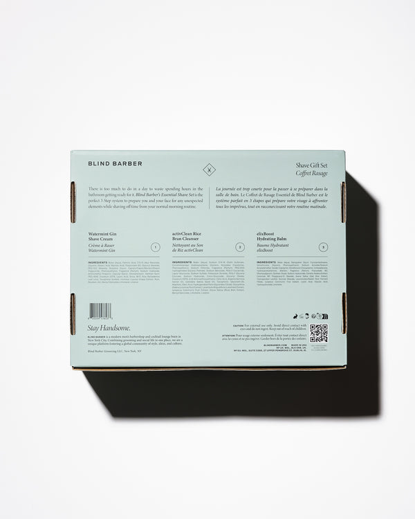 Gift Set:  Essential Shave by Blind Barber