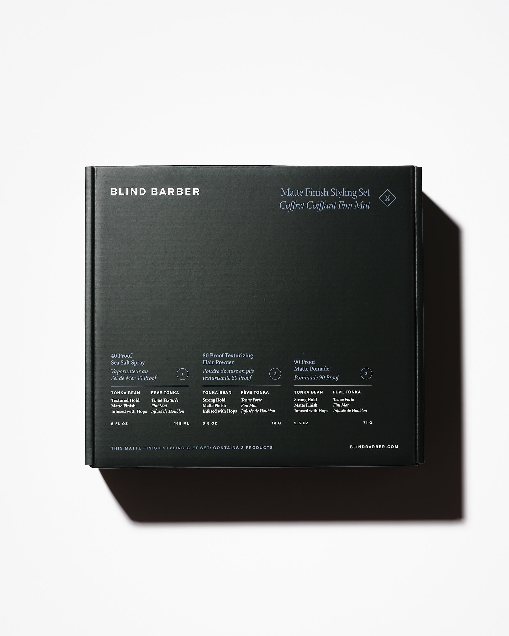 Gift Set:  Matte Finish Styling Set by Blind Barber