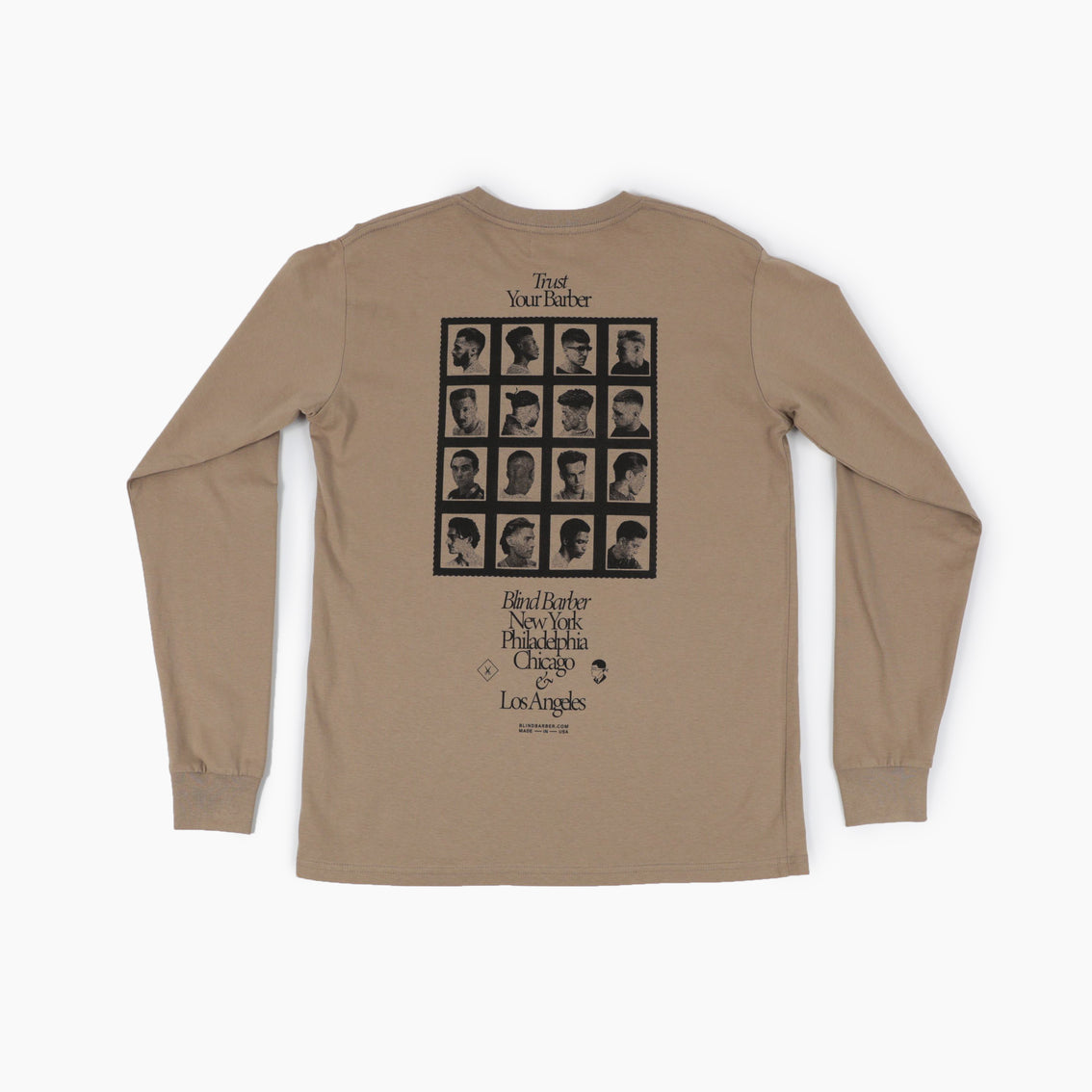 Trust Your Barber - Longsleeve T-Shirt by Blind Barber