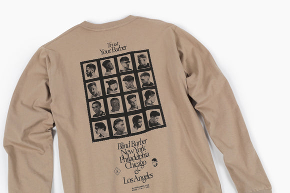 Trust Your Barber - Longsleeve T-Shirt by Blind Barber